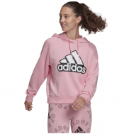 Худи  Essentials Outlined Logo, размер L INT, розовый Adidas