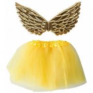 Карнавальный костюм  Единорог, крылья+юбочка, желтый, 1 шт Riota