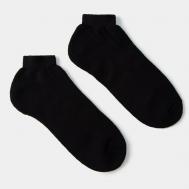 Женские носки  укороченные, махровые, размер 36-37, черный Collorista
