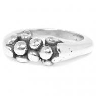Кольцо , бижутерный сплав, размер 17.5, серебряный Ori-Tao