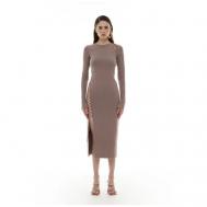 Платье , размер XS, коричневый, бежевый Sorelle