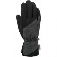 Перчатки , размер 8.5, черный, серый REUSCH
