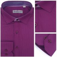 Рубашка , размер XL, фиолетовый Bossado