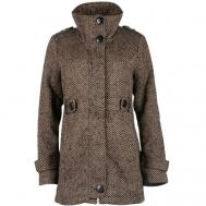 Пальто  , размер 38, коричневый BOYSEN'S