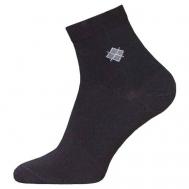 Мужские носки , 1 пара, укороченные, размер 29, черный БРЕСТСКИЕ