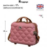 Бьюти-кейс , 30х35х17 см, розовый IT Luggage