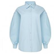 Рубашка  , размер 48, голубой MINAKU