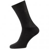 Носки  унисекс , 1 пара, высокие, быстросохнущие, воздухопроницаемые, ослабленная резинка, антибактериальные свойства, размер 37-39, черный Tesema