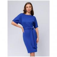 Платье , повседневное, мини, размер 44, голубой 1001dress