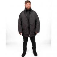 Куртка , демисезон/зима, оверсайз, размер 50, серый Trussardi