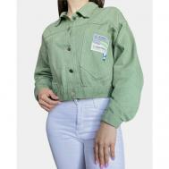 Джинсовая куртка , размер 44/46, зеленый X4Sellers