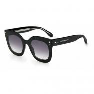 Солнцезащитные очки , квадратные, для женщин, черный ISABEL MARANT