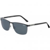 Солнцезащитные очки , авиаторы, оправа: металл, поляризационные, черный Jaguar