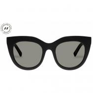 Солнцезащитные очки , бабочка, оправа: пластик, для женщин, черный Le Specs