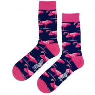 Мужские носки , размер 45, розовый Country Socks