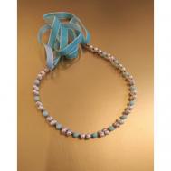 Ожерелье NINA дизайнерское премиум из Жемчуга и Нефрита, ручная работа CoolStone
