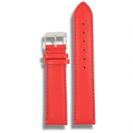 Ремешок для часов из натуральной кожи  , 18 мм , длина M , красный J.Franco