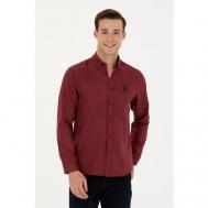 Рубашка , размер XL, бордовый U.S.POLO ASSN