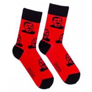 Мужские носки , классические, воздухопроницаемые, размер 27-29, красный Babushka