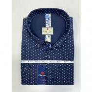 Рубашка , размер 9XL(76), синий CASTELLI