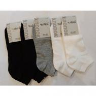 Носки , 5 пар, размер 41-47, белый, черный, серый Чайка швейный холдинг