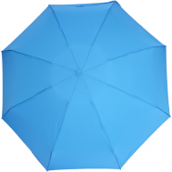 Мини-зонт , автомат, 4 сложения, купол 100 см., 8 спиц, система «антиветер», чехол в комплекте, для женщин, голубой Zest
