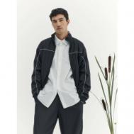 куртка , демисезон/лето, силуэт прямой, водонепроницаемая, карманы, манжеты, подкладка, размер M, черный GATE31