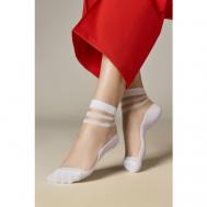 Женские носки , размер 35/39, белый Mersada