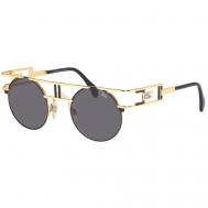 Солнцезащитные очки , круглые, оправа: металл, золотой Couture Cazal