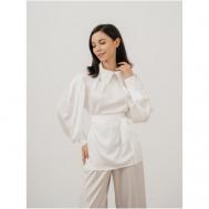 Блуза  , размер S (42-44), белый Модный дом Виктории Тишиной