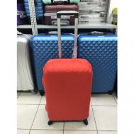 Чехол для чемодана  75, размер M, коралловый BAGBOX24