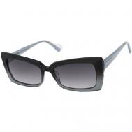 Солнцезащитные очки , бабочка, с защитой от УФ, для женщин, серый Enni Marco