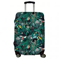 Чехол для чемодана , размер M, зеленый, красный LeJoy