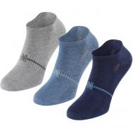 Носки  FRESH, 3 пары, размер 35-38, голубой, серый, синий Norfolk