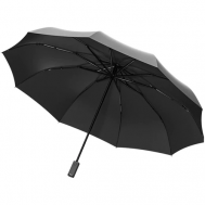 Зонт , механика, 2 сложения, черный Zuodu