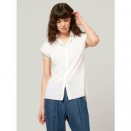 Рубашка  , прямой силуэт, короткий рукав, размер 56, белый Colletto Bianco