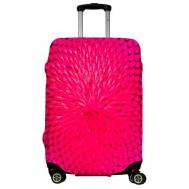 Чехол для чемодана , размер S, розовый, голубой LeJoy