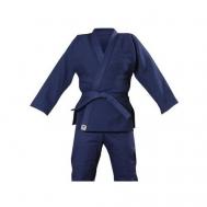 Кимоно  для дзюдо  с поясом, размер 1, синий Не определен