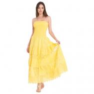 Пляжное платье , размер 42, желтый David