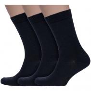 Мужские носки , 3 пары, размер 31, черный Смоленская Чулочная Фабрика