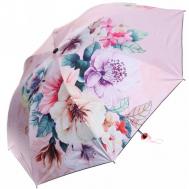 Мини-зонт , механика, 4 сложения, купол 95 см., 8 спиц, чехол в комплекте, для женщин, розовый Ultramarine