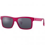Солнцезащитные очки , прямоугольные, оправа: пластик, для женщин, красный Italia Independent