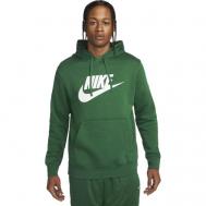 Худи , силуэт прямой, размер S, зеленый Nike