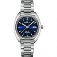 Наручные часы  Швейцарские мужские механические часы  Heritage DS-2 C024.407.11.041.01 с гарантией, серебряный, синий Certina