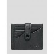 Бумажник  TAW027-01, натуральная кожа, отделение для карт, черный Vitacci