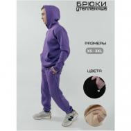 брюки , размер 3XL, фиолетовый Rita Vorobyeva