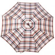 Зонт-трость , полуавтомат, купол 104 см., 8 спиц, деревянная ручка, система «антиветер», для женщин, серый, бежевый Zest