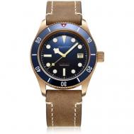 Наручные часы Bronze Sea Star Blue Dial, синий Aquatico