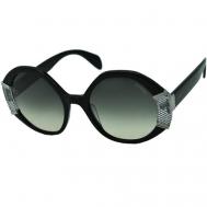 Солнцезащитные очки , бабочка, с защитой от УФ, градиентные, для женщин, серый Guess
