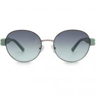 Солнцезащитные очки , круглые, оправа: пластик, поляризационные, для женщин, зеленый Furlux